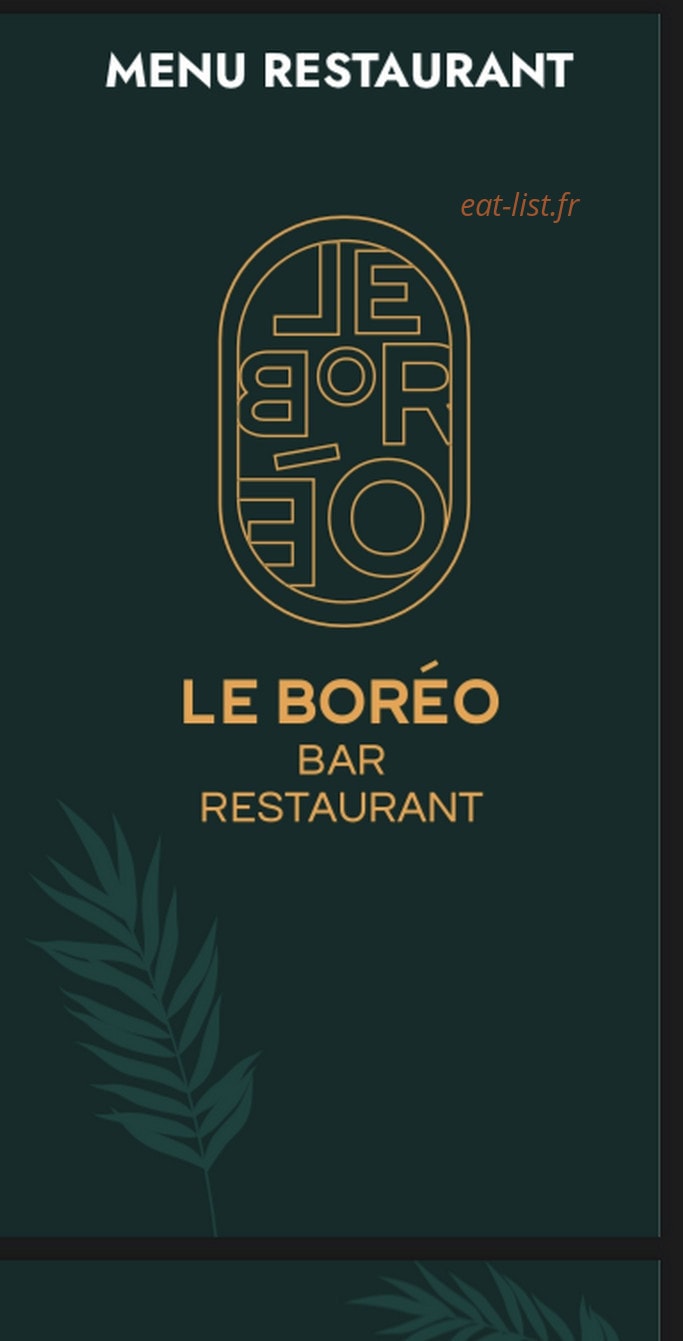 Le Boréo — carte page 1