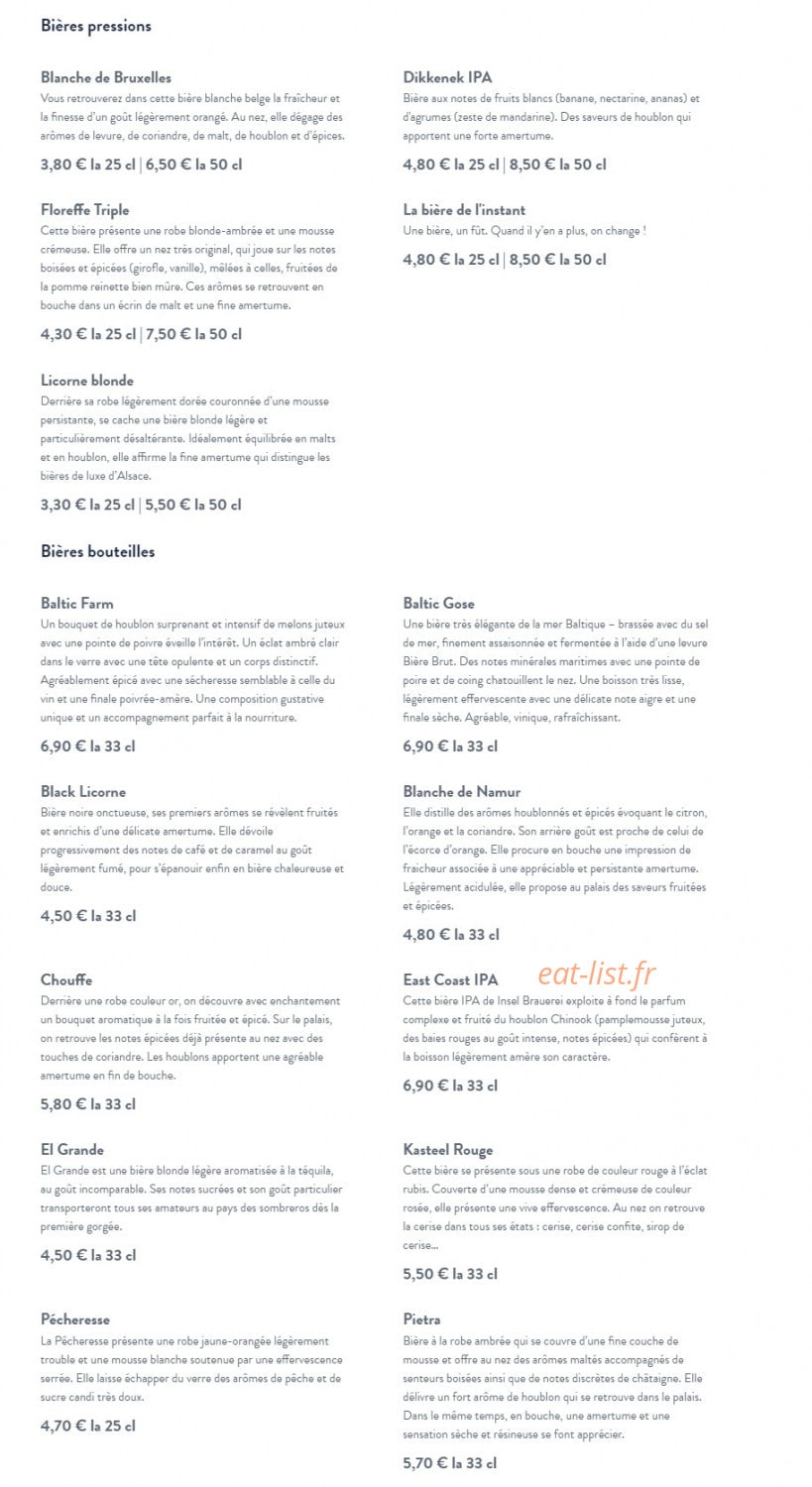 Overdrive cafe — carte page 5