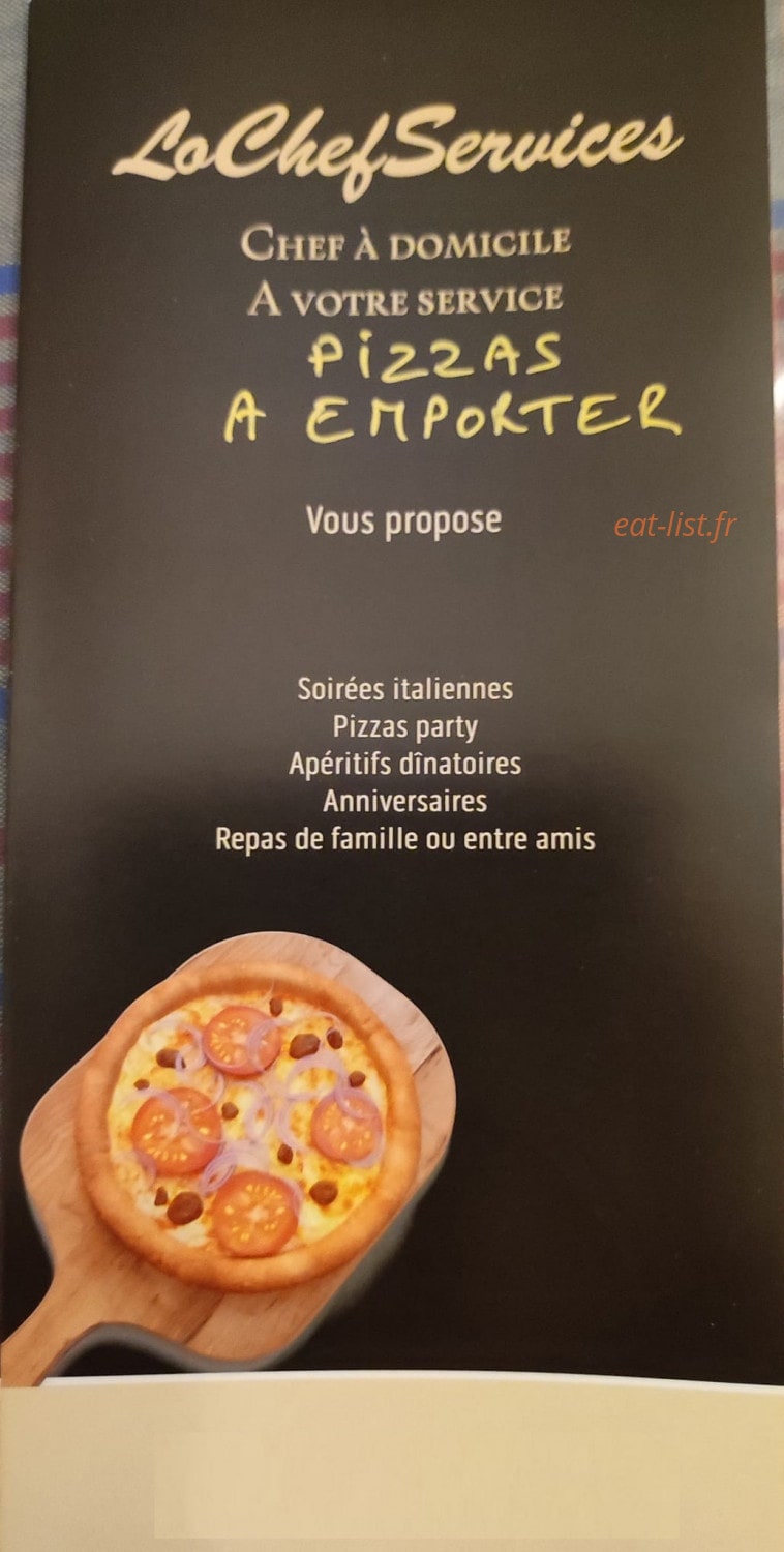 Lo'Pizz — carte page 1