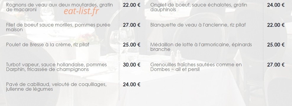 Chez Paul'O — carte page 4