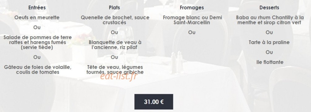 Chez Paul'O — carte page 2