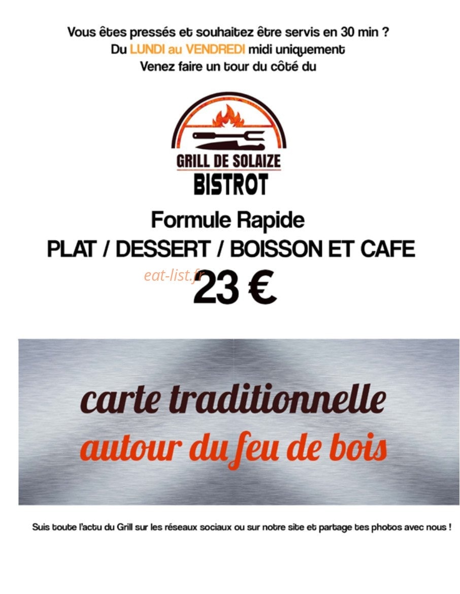 Grill de Solaize — carte page 8