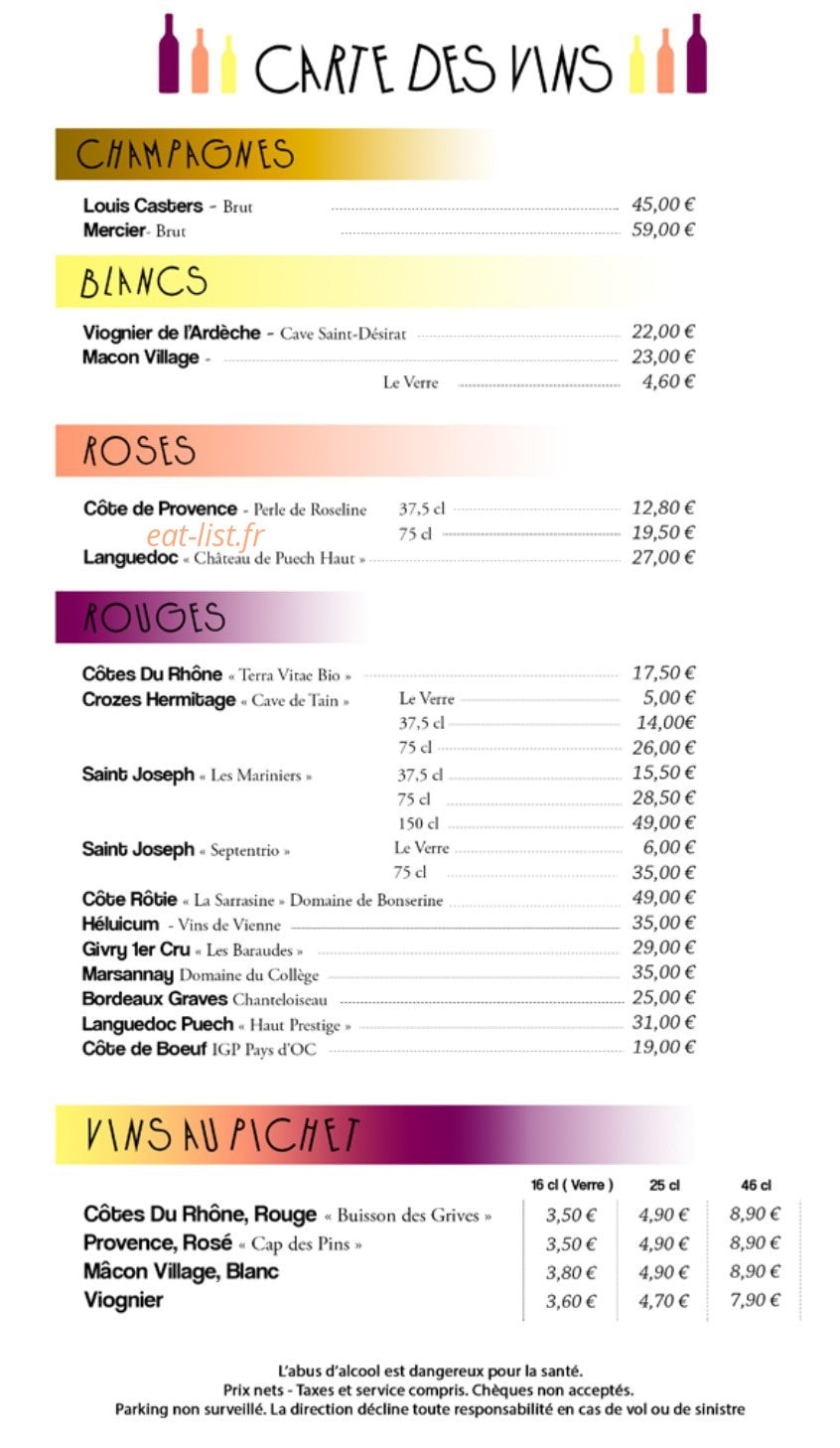 Grill de Solaize — carte page 7