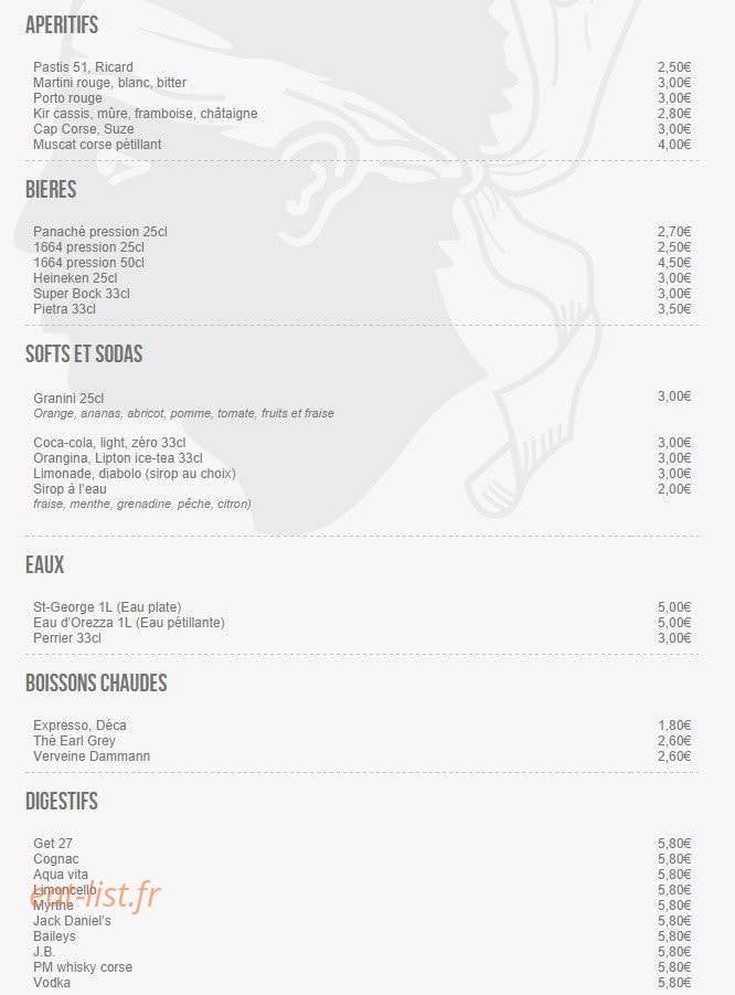 Chez Roberto — carte page 4