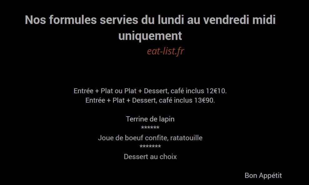 Ô Ptit Plaisir — carte page 2