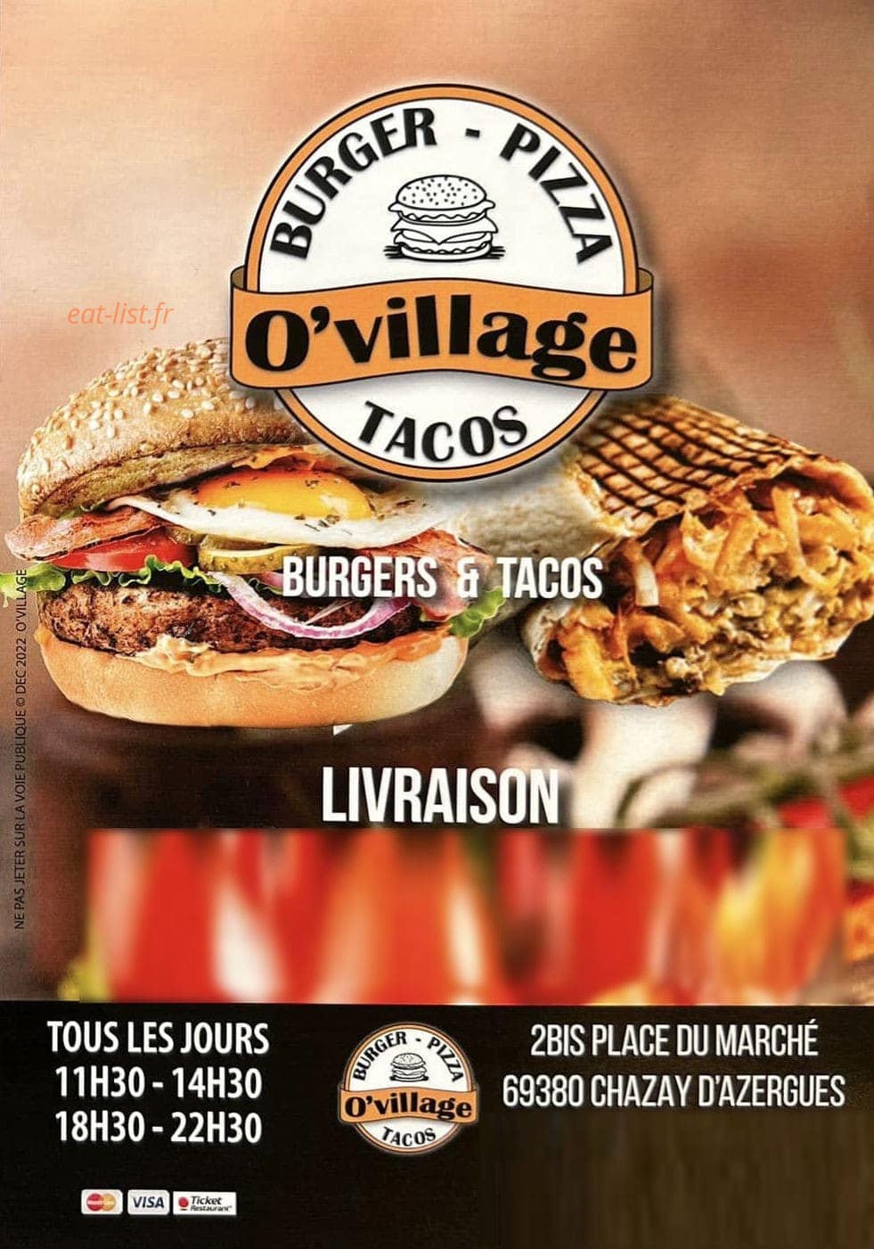 O'Village — carte page 1