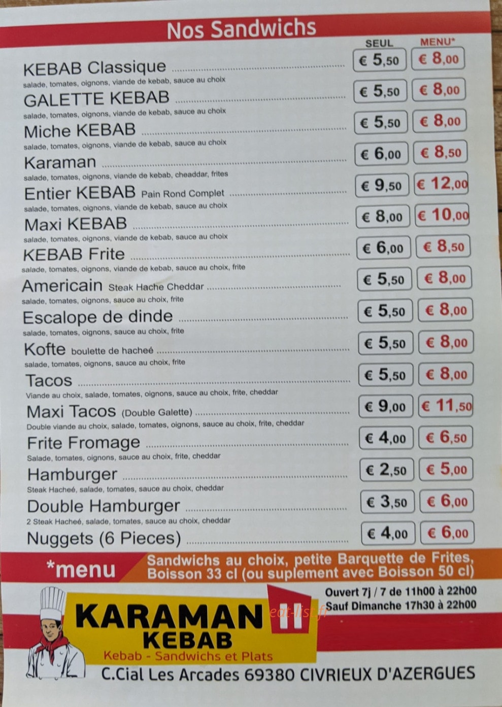 Karaman 2 — carte page 2