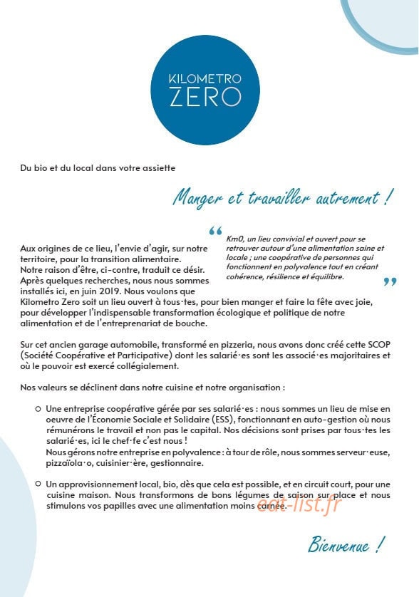 Kilometro Zero — carte page 1