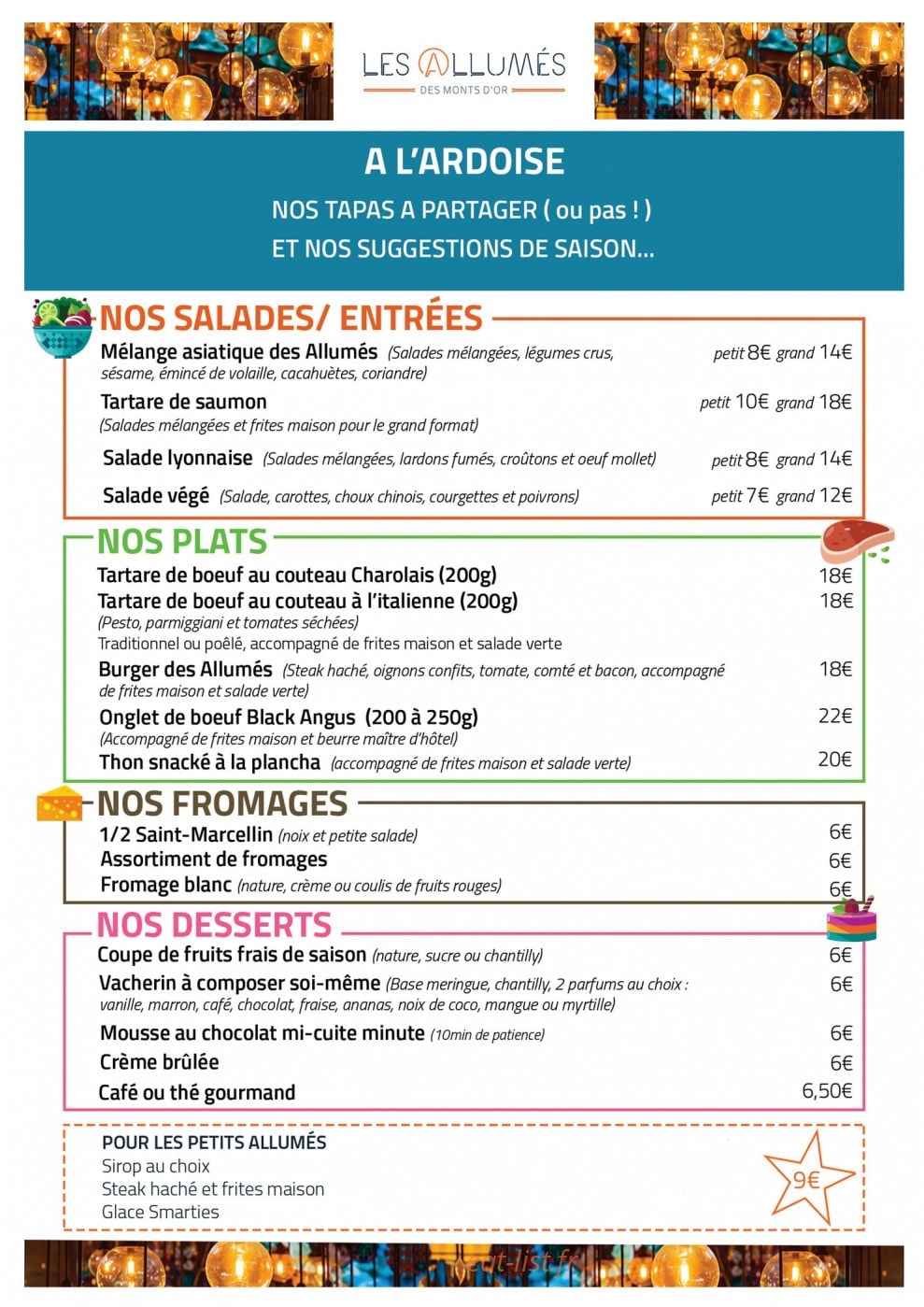 Les Allumés des Monts d'Or — carte page 3