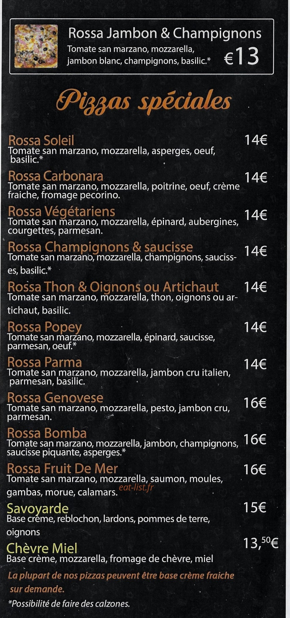 PizzaMore — carte page 3