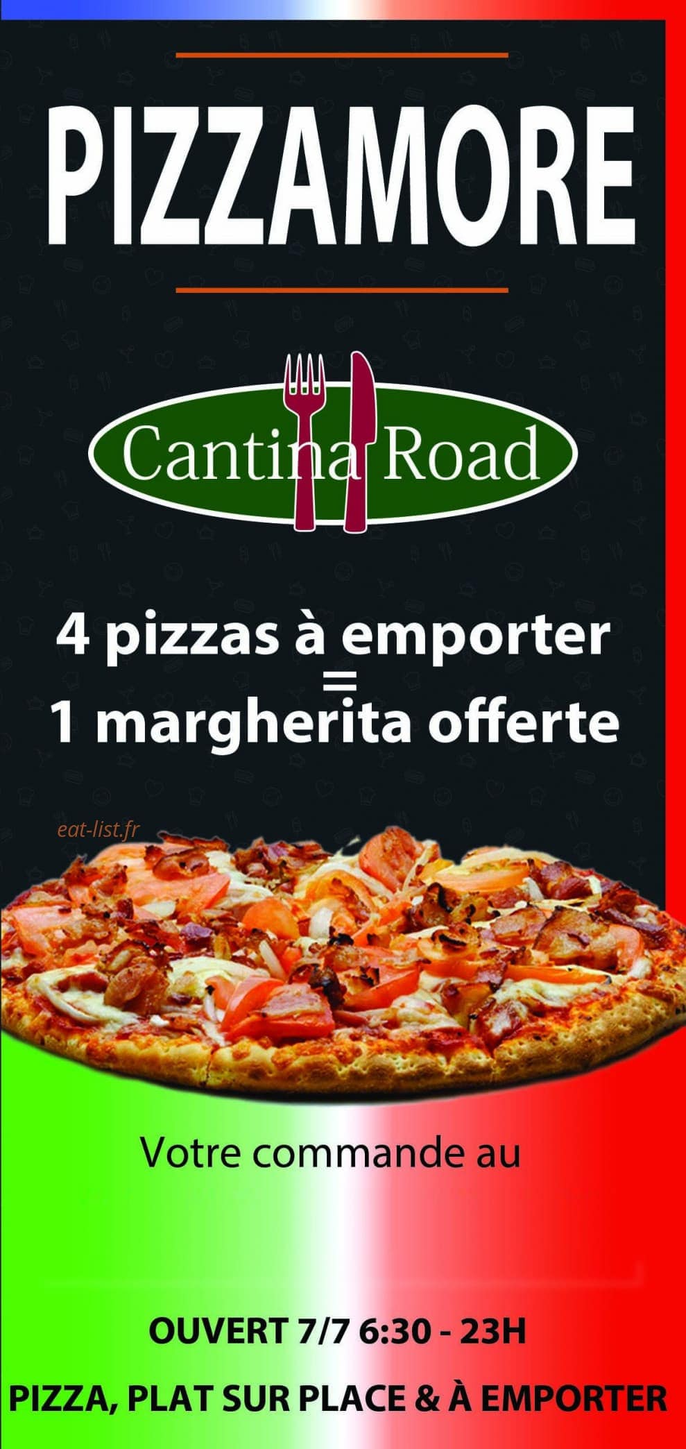 PizzaMore — carte page 1
