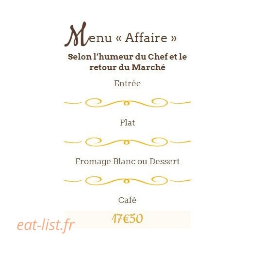 Les Sarments — carte page 1