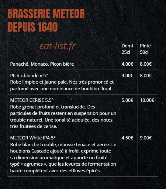 Burgers & Bouchons — carte page 7