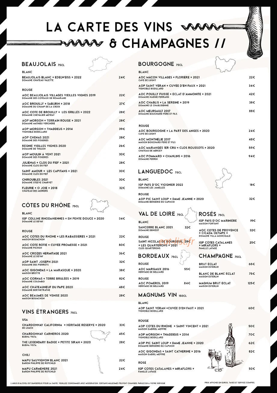 La Charrette — carte page 7