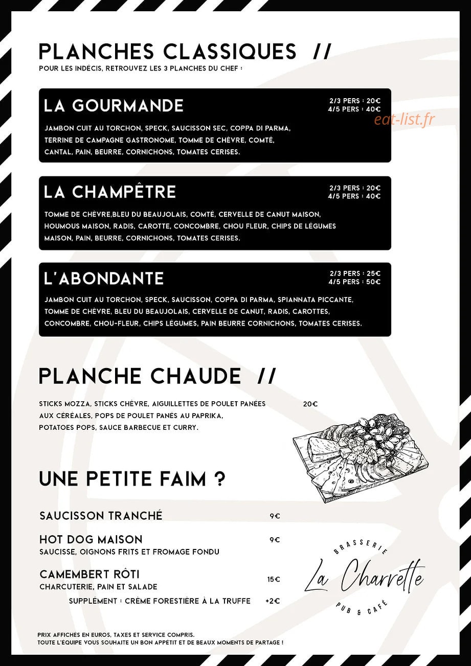 La Charrette — carte page 2