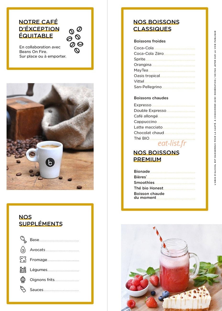 Bagel Corner — carte page 4