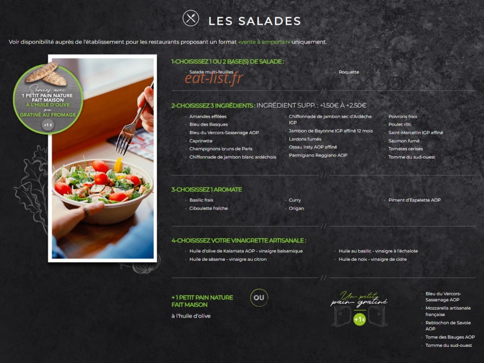 Basilic & Co — carte page 1