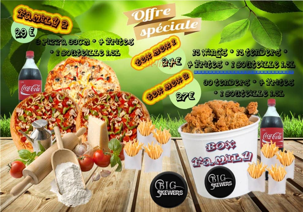 Big skewers — carte page 4