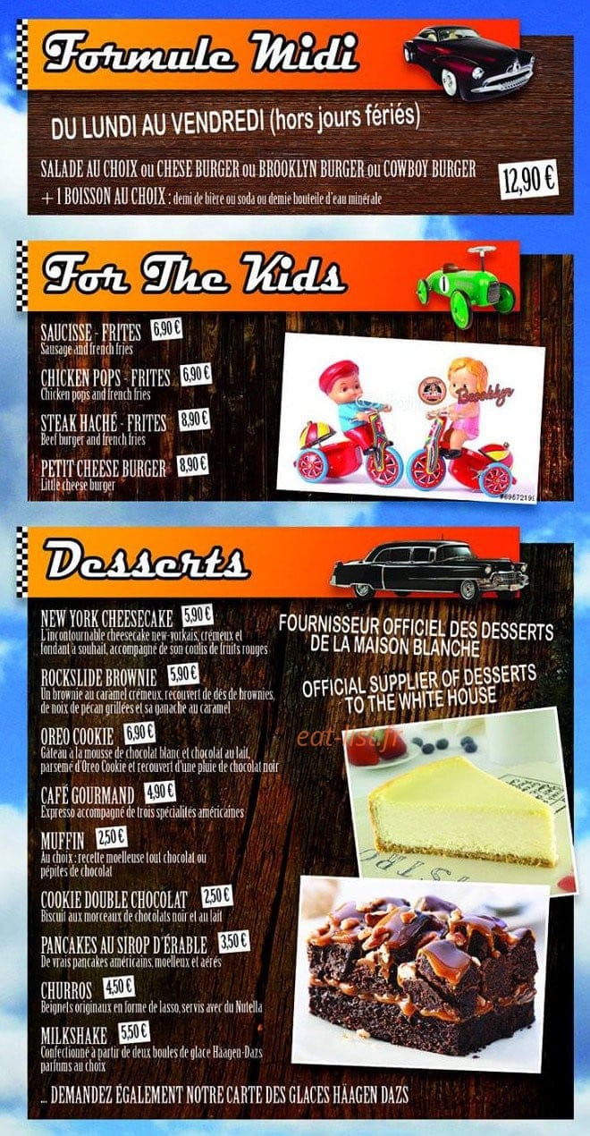 Brooklyn Pub and Diner — carte page 5