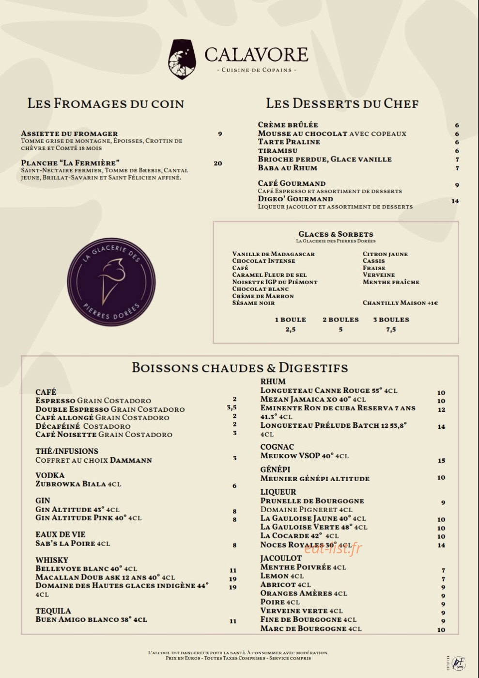 Calavore — carte page 2