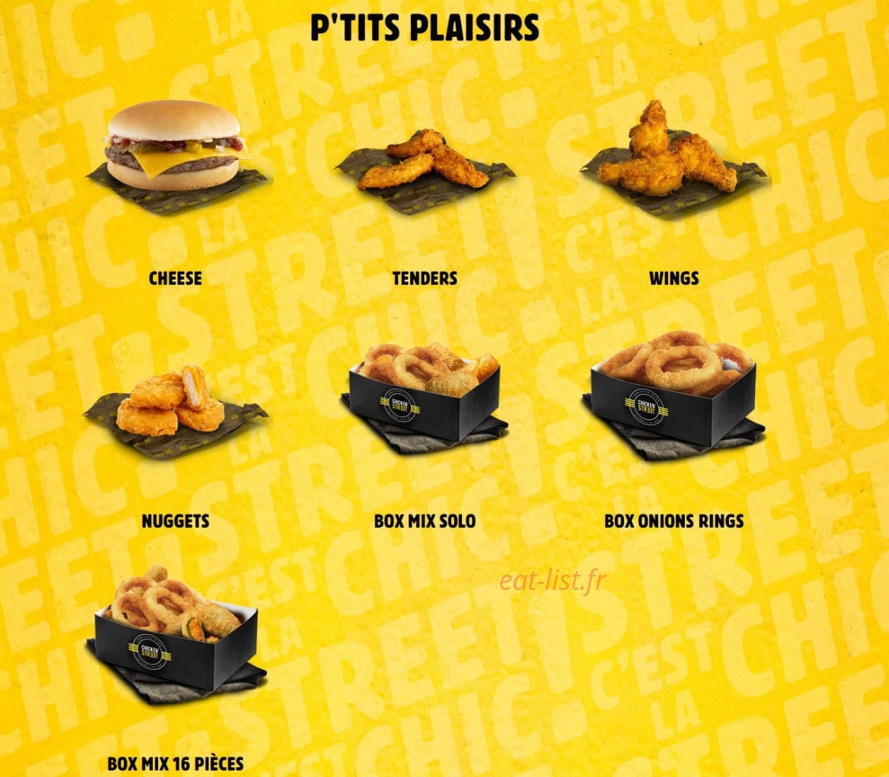 Chicken Street — carte page 4