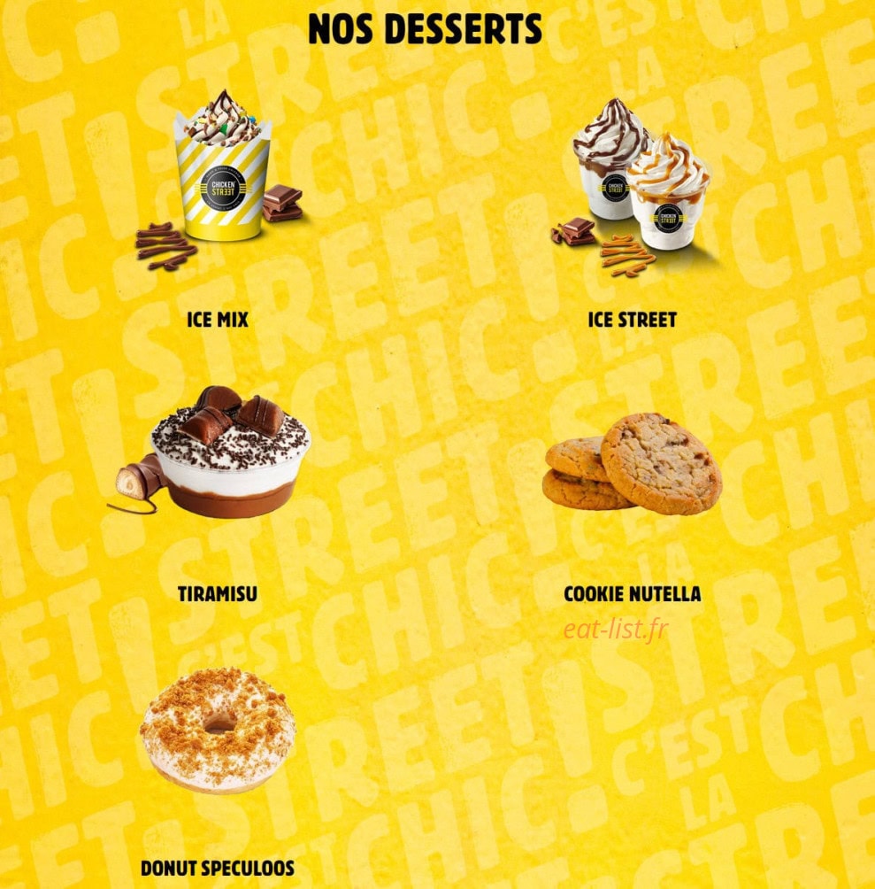Chicken Street — carte page 6