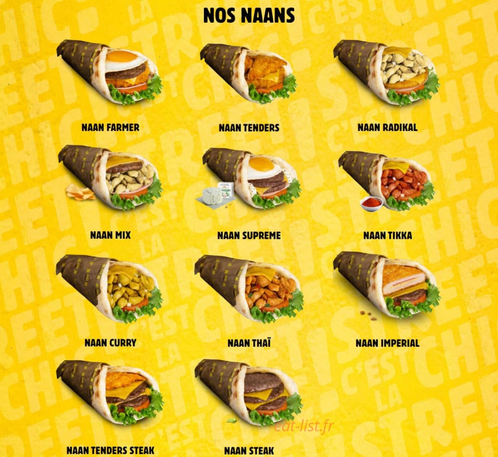Chicken Street — carte page 1