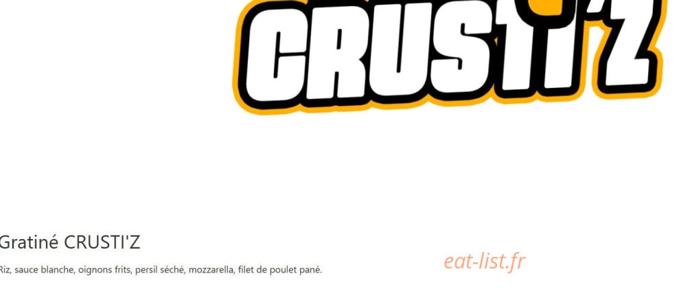 Crusti’Z — carte page 2