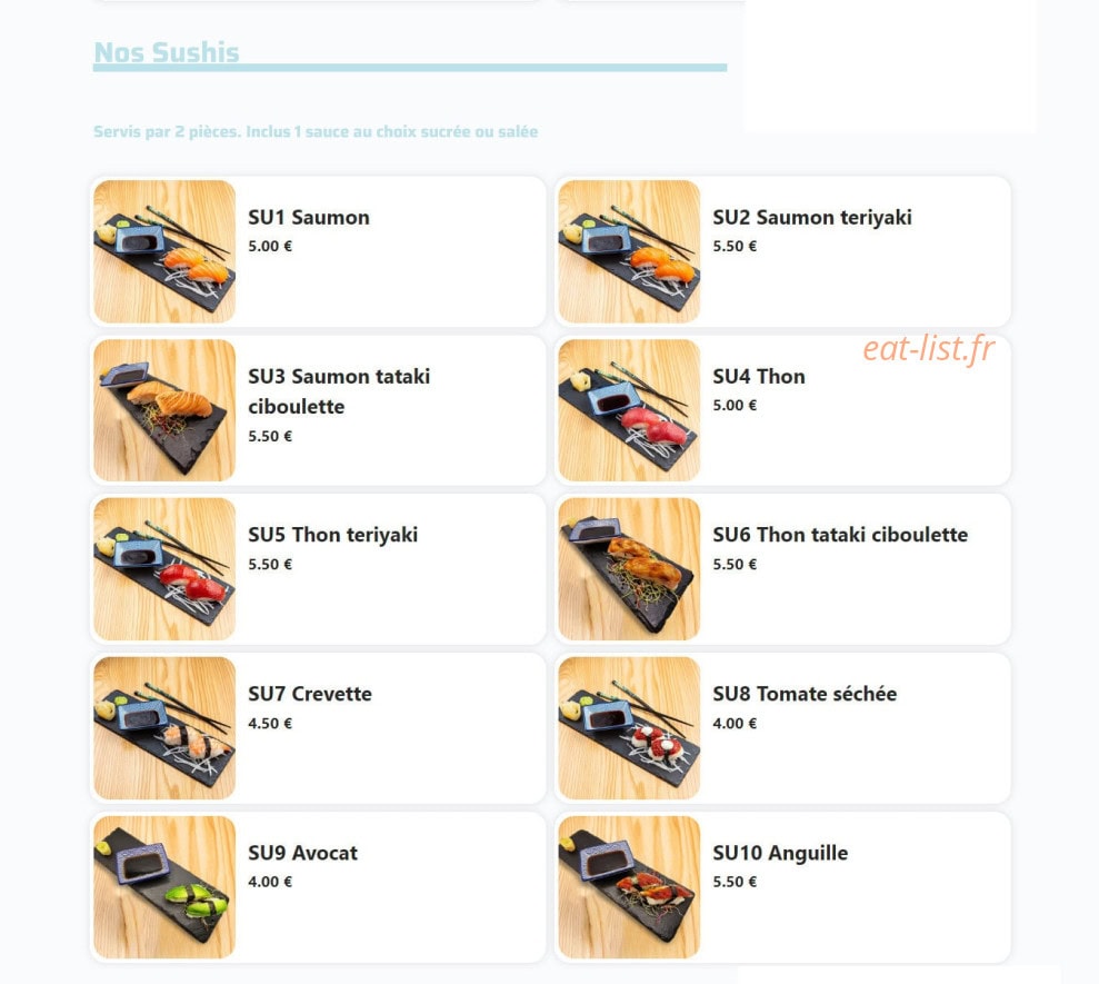 Gold & Roll's — carte page 5