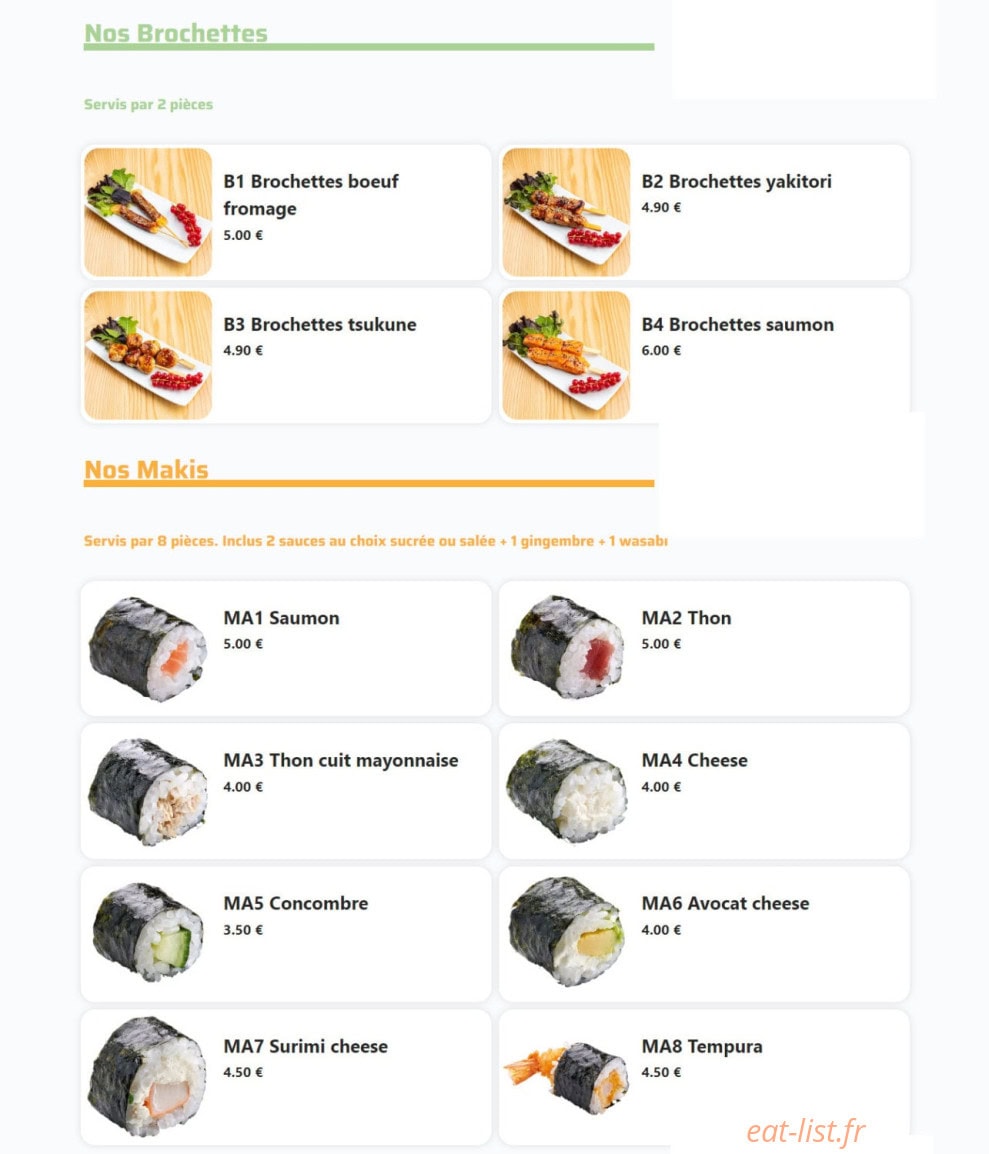Gold & Roll's — carte page 4