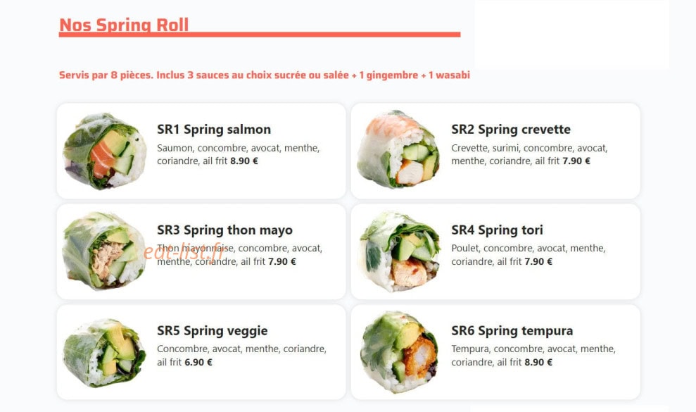 Gold & Roll's — carte page 7