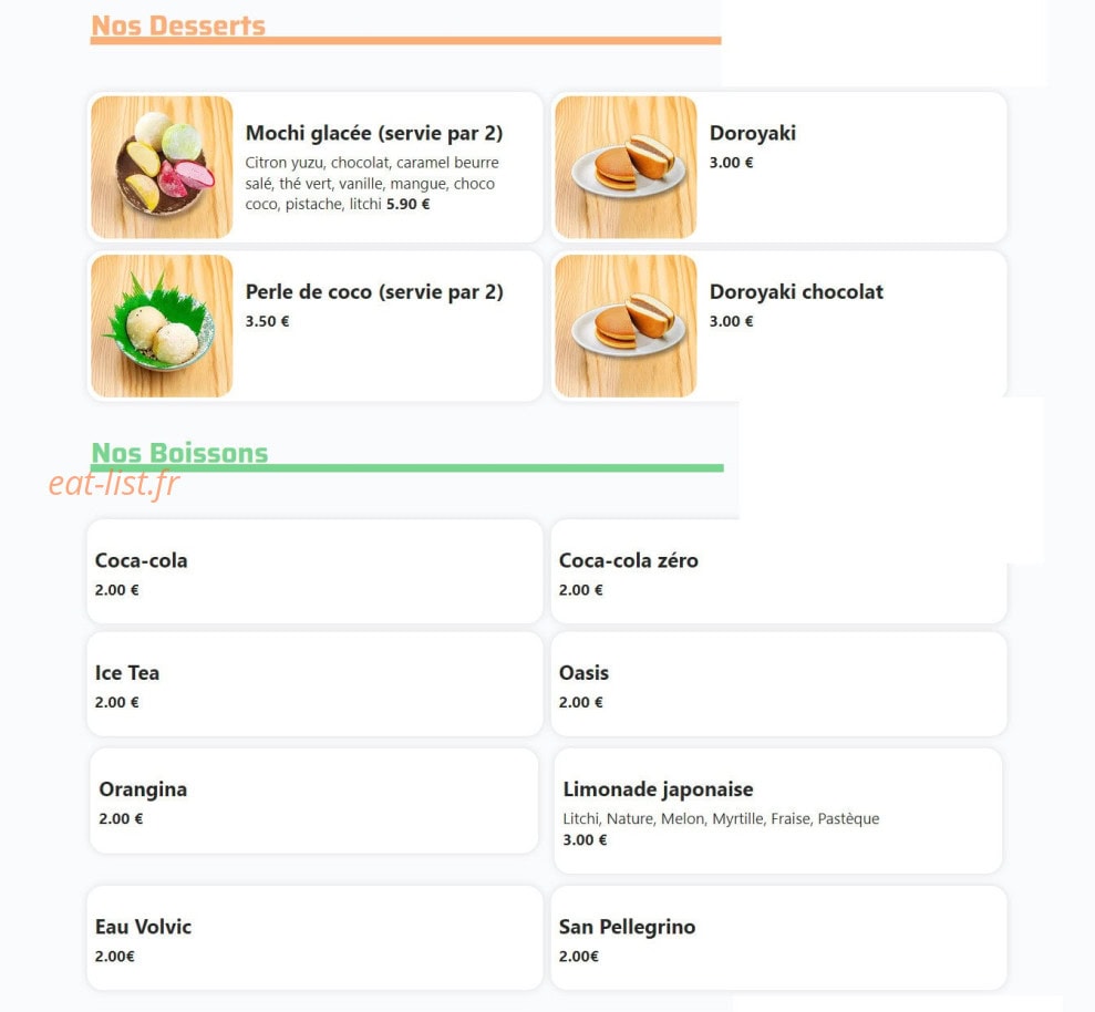 Gold & Roll's — carte page 11