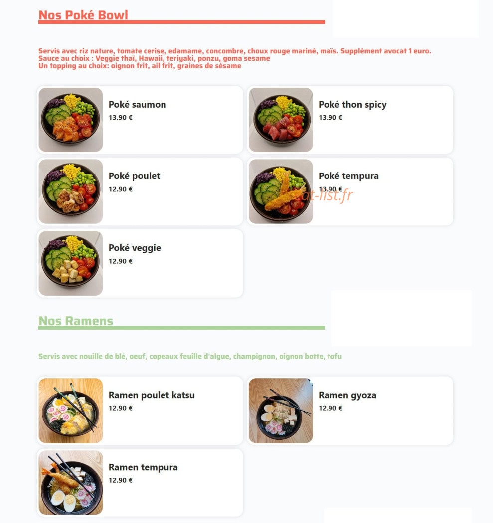 Gold & Roll's — carte page 10