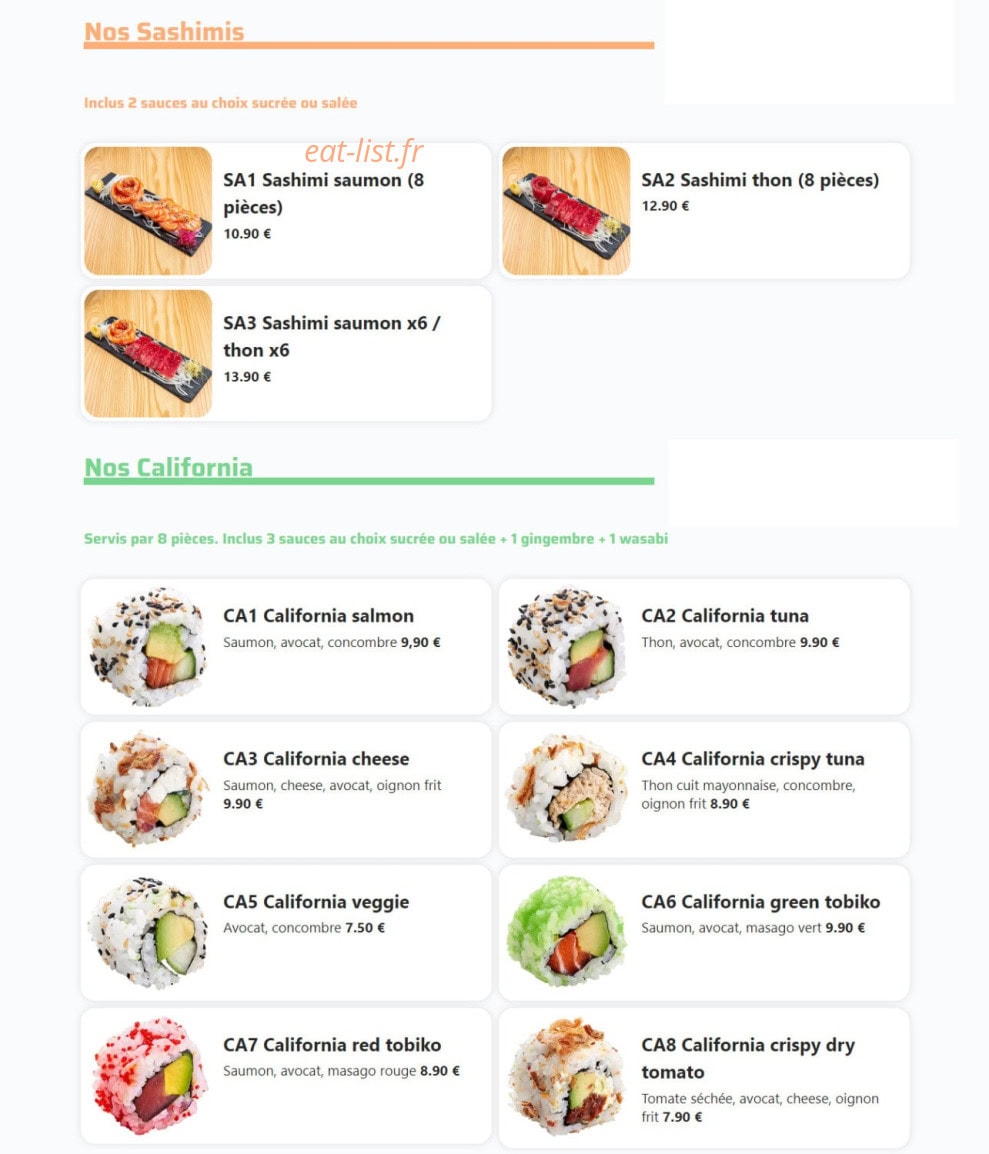 Gold & Roll's — carte page 6