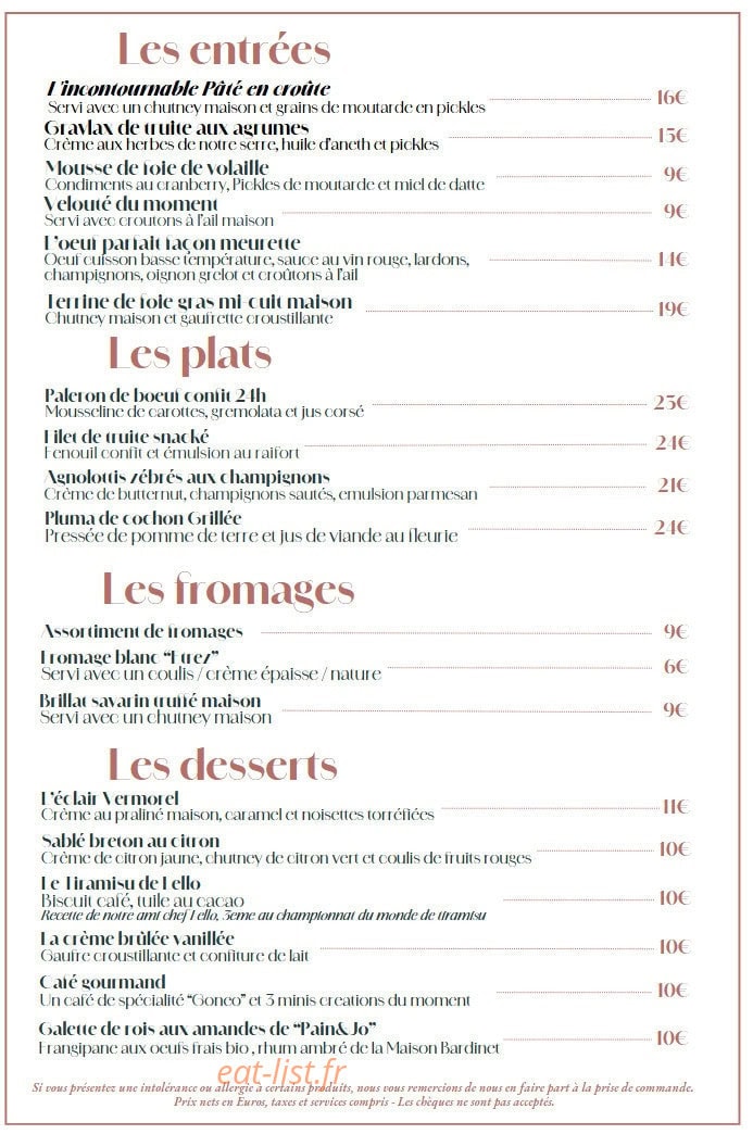 La table Vermorel — carte page 2