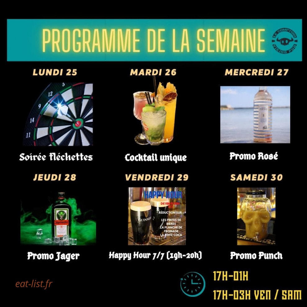 Le Comptoir Viking — carte page 1