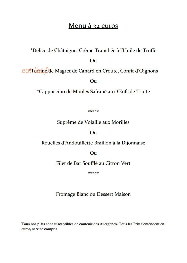 Le duo des saveurs — carte page 2