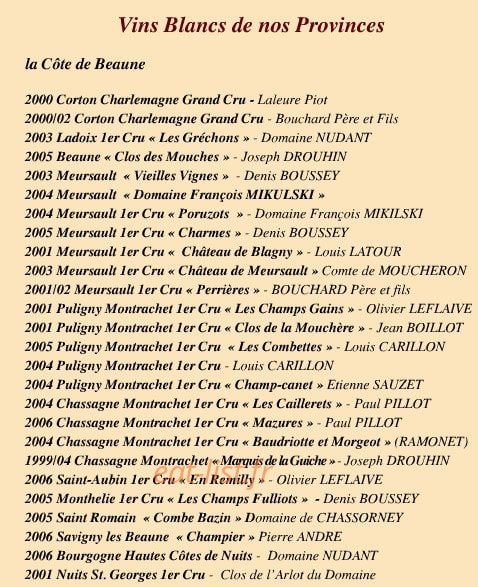 Le Faisan Doré — carte page 3