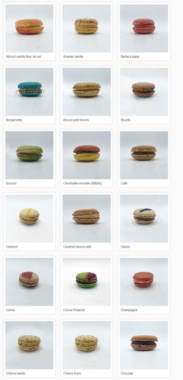 Le Monde du Macaron — carte page 4