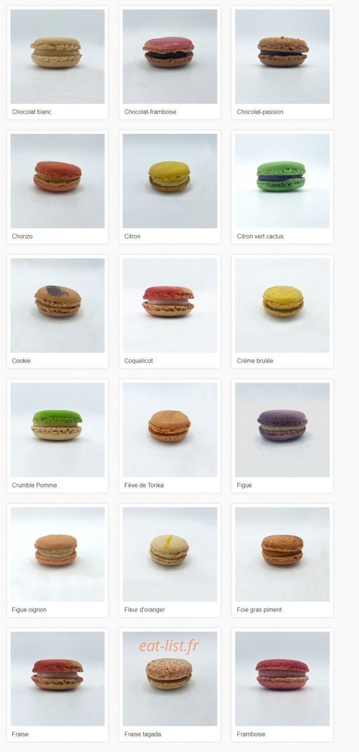 Le Monde du Macaron — carte page 5
