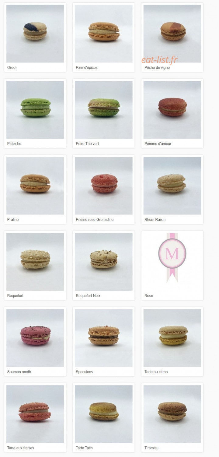 Le Monde du Macaron — carte page 7