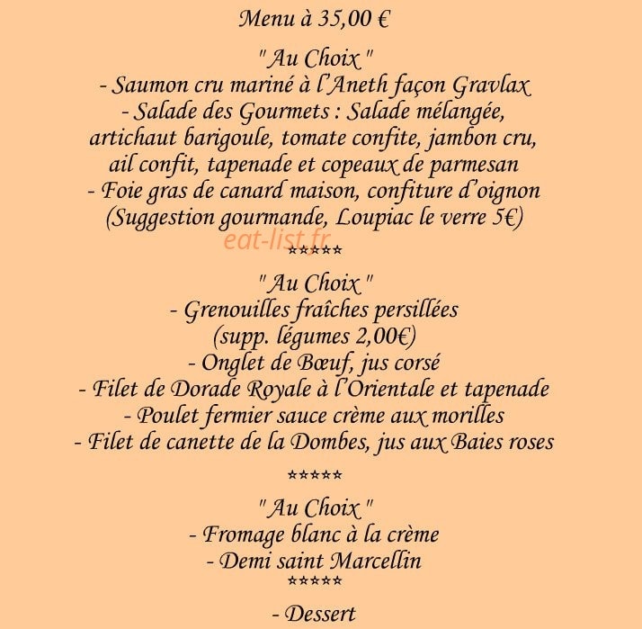 Le Rive Gauche à Beauregard à Villefranche Sur Saone - menu et photos