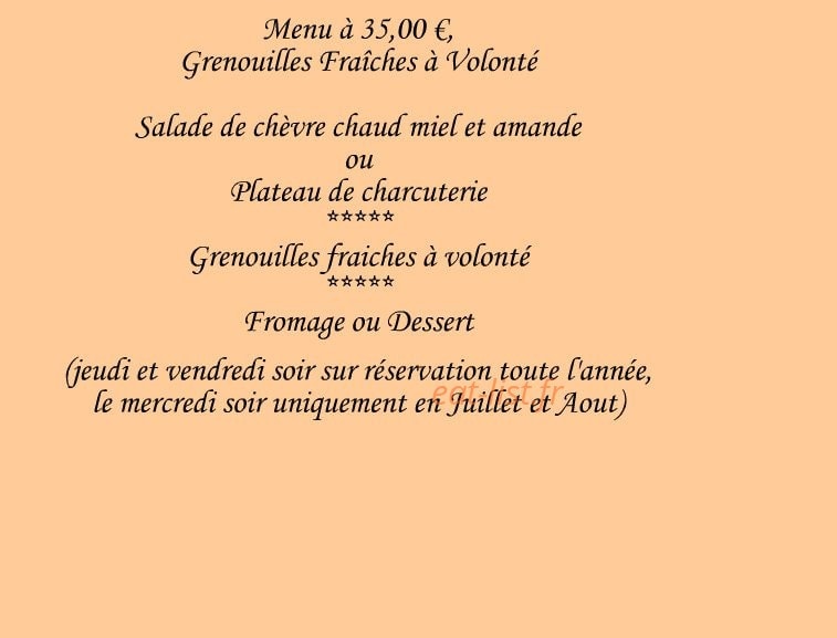 Carte et menu de Le Rive Gauche à Beauregard à Villefranche sur Saone — Menu à 35€