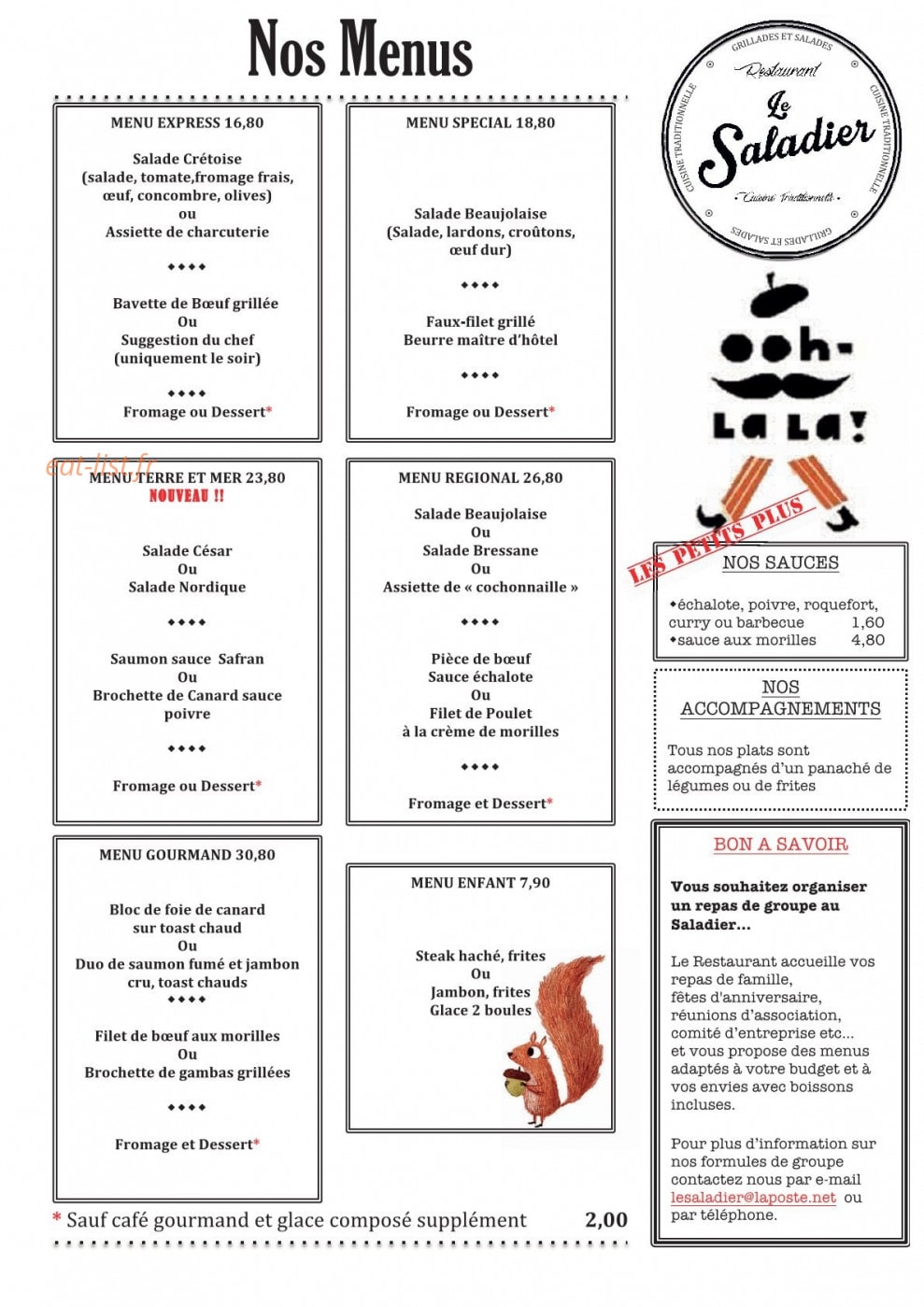 Le Saladier — carte page 5