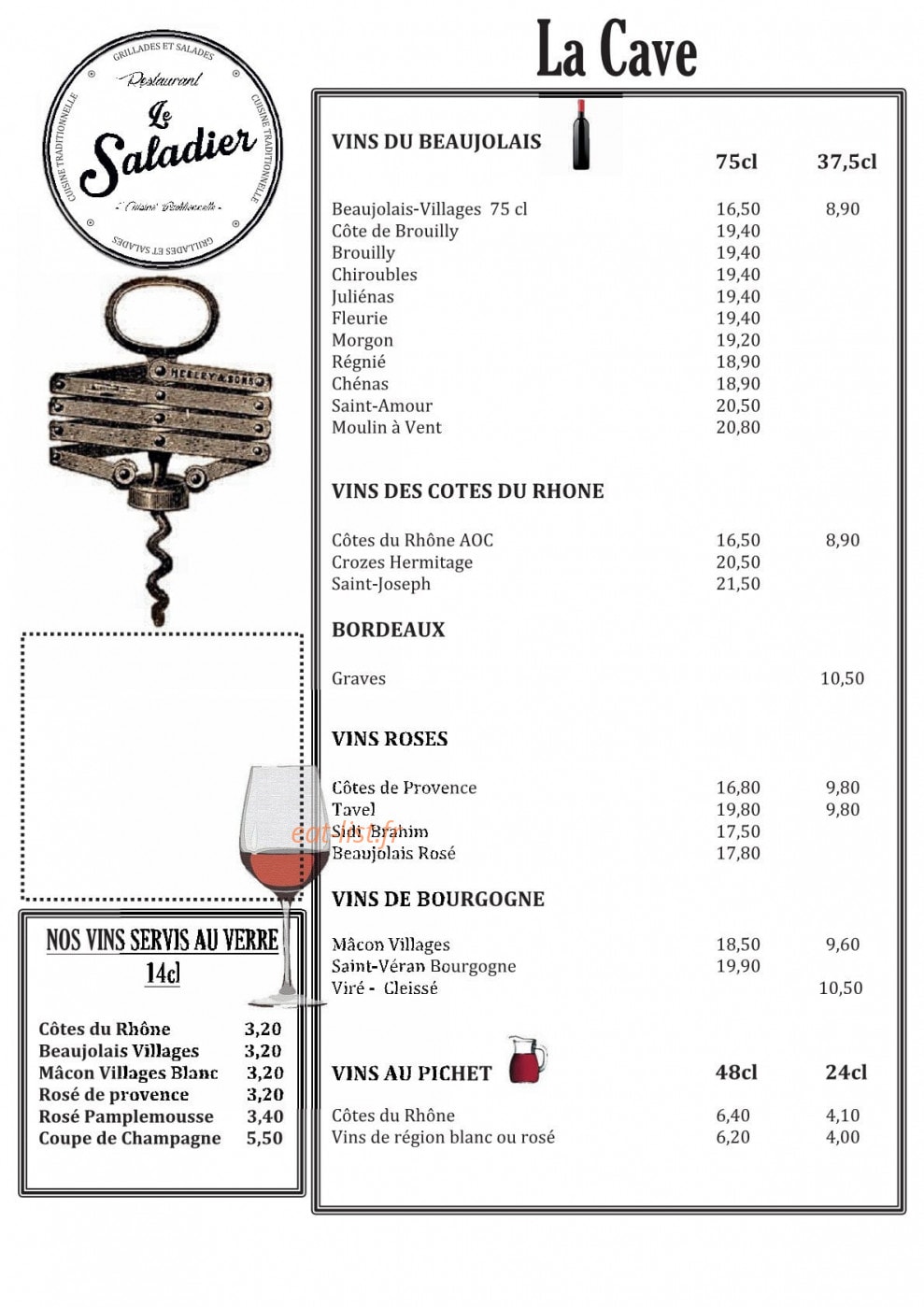 Le Saladier — carte page 2