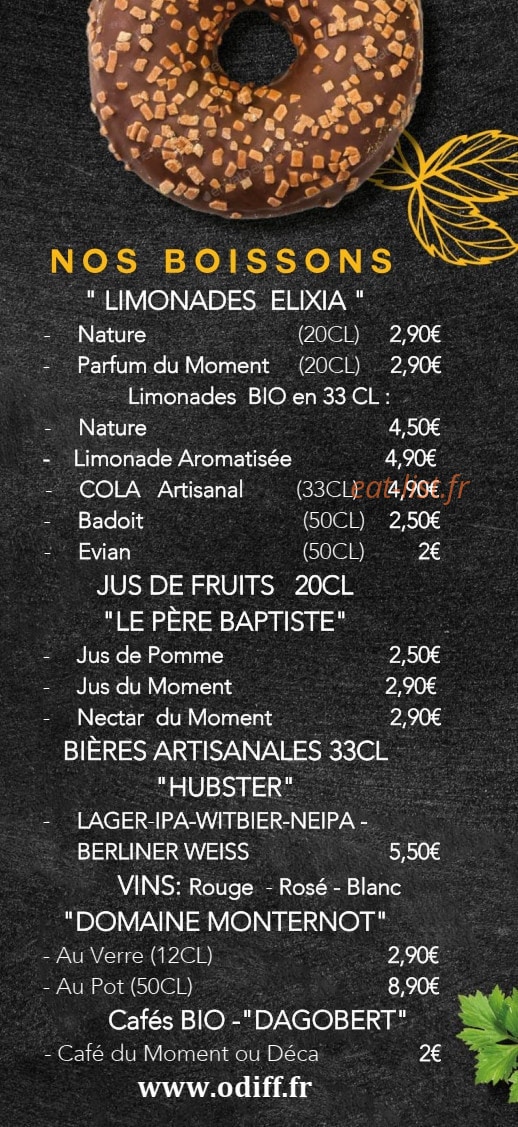 O'diff — carte page 6