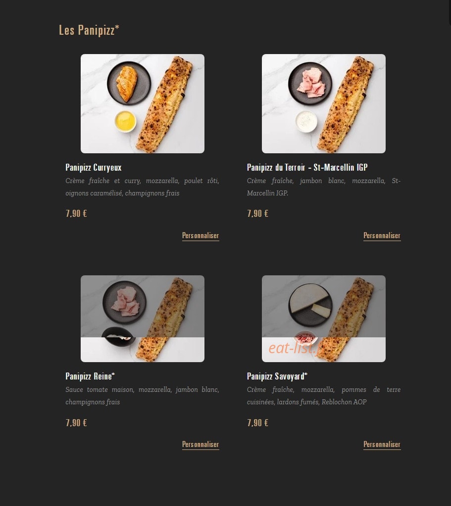 Pizza Cosy — carte page 5