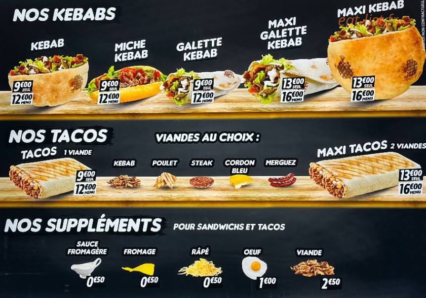 Restaurant de la Gare — carte page 3