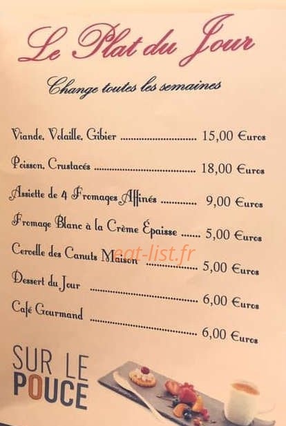 Sur le pouce — carte page 3
