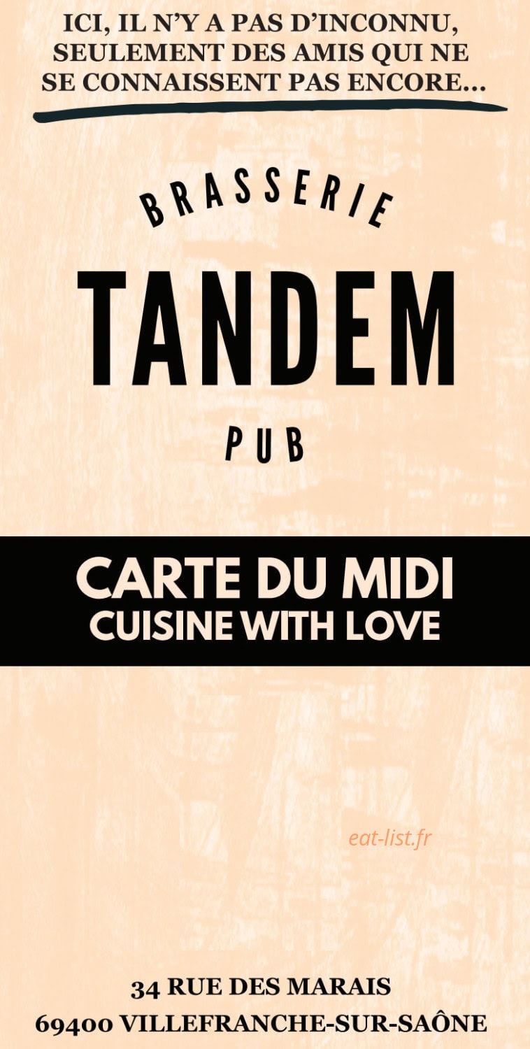 Tandem — carte page 1